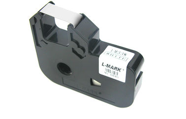 Materiales consumibles comerciales negros, blancos del casete de cinta de la tinta para la impresión del tubo