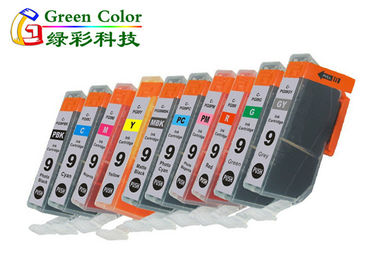 Los cartuchos de tinta compatibles de impresora PGI9 para Canon pro9500, instalan el microprocesador estable