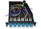 Casete 12Core de LGX MPO con el cordón de remiendo de MPO- LC para las telecomunicaciones de la fibra