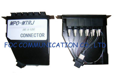 El panel de remiendo de la fibra óptica para el casete de las telecomunicaciones/MPO cargó por completo con las coletas de MTRJ