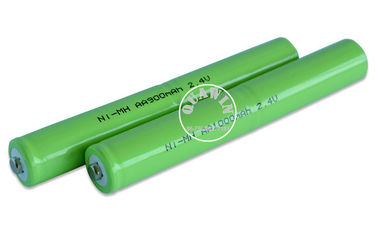 Batería potente 2.4V AA 900mAh de Nimh con el tubo del encogimiento del PVC