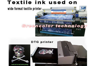 La tinta blanca de la materia textil para dirige a la impresión de la ropa, tinta de la materia textil de la impresora de EPSON DX5