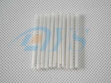 fundas termocontraíbles del empalme de la fibra óptica de 60m m, funda plástica transparente del empalme