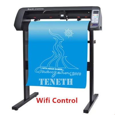 El contorno inalámbrico del control cortó la presión enorme 5 del cortador del trazador del vinilo - 1000g 500mm/s
