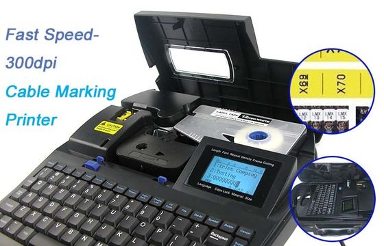 Impresora auto de escritorio 300dpi de la marca del cable del cortador para la instalación eléctrica