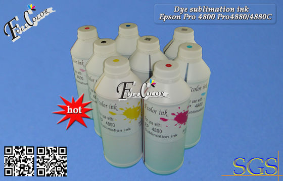 Tintas de la sublimación del tinte para la favorable tinta de impresión de Transfet del calor de 4800 impresoras de Epson