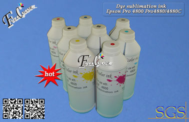 Tinta de la sublimación de 4880 impresoras de Epson de la tinta de impresión de Transfet del calor favorable
