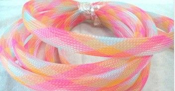 “Tubo multicolor, trenzado del encogimiento del calor”