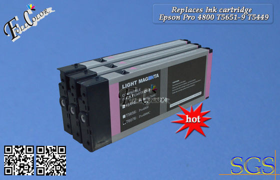 El cartucho de tinta compatible de impresora Eposon favorables 4800 substituye Cartridgte T5651-9