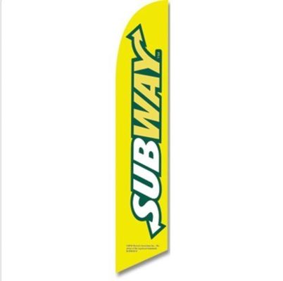 Bandera de aluminio personalizada de la bandera de playa de la altura de poste el 15FT para la tierra de cristal, bandera de Swooper