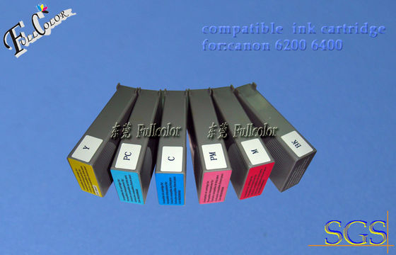 6 tintas de impresora de color con 130ml entintan el tanque para la PC P.M. de los cartuchos de tinta del formato grande de Canon w6200 BCI1431 BK C M Y