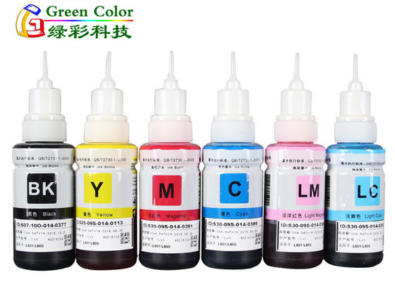 Teña la tinta basada en las tintas de impresión para las series del color de Epson L800 6 con el embalaje de la caja