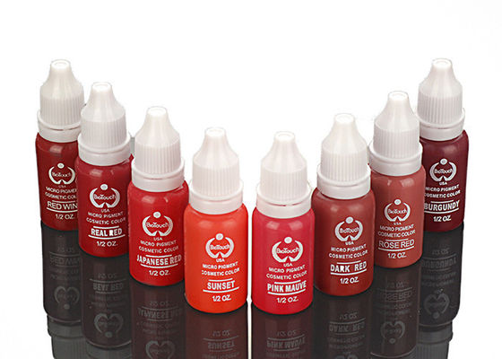 24 pigmentos permanentes del maquillaje de Biotouch de los colores para la cara, pigmento de la tinta del tatuaje