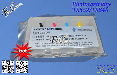 Colores recargables vacíos del cartucho de tinta de Epson T5846 t5852 K C M Y 4