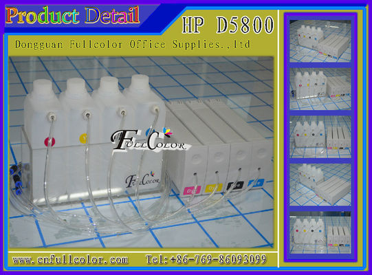 Sistema compatible de distribución BK C M Y 1000ML de CISS del formato grande de HP81 HP Designjet D5800 por color