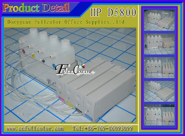 Sistema de abastecimiento continuo compatible de la tinta de la impresora BK C M Y de CISS HP Designjet D5800 de DIY HP81