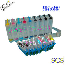 La tinta llena del pigmento rellenó Epson T1571 - colores continuos 200ml del sistema de abastecimiento 9 de la tinta de CISS T1579 cada color