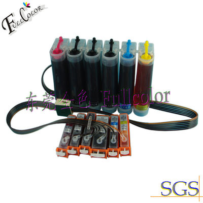 BK, BK, C, M, Y, GY entintan el sistema de abastecimiento continuo de la tinta de CISS del tanque para la impresora de Canon ip6140