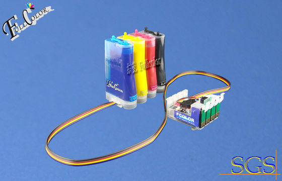 Sistema de abastecimiento continuo de la tinta de CISS de la impresora compatible para el equipo de la tinta del repuesto del cartucho del epson T1281 de la impresora SX130