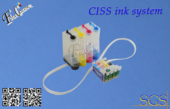 Sistema de abastecimiento continuo transparente de la tinta de CISS de los pp, impresora de chorro de tinta de Epson xp-30